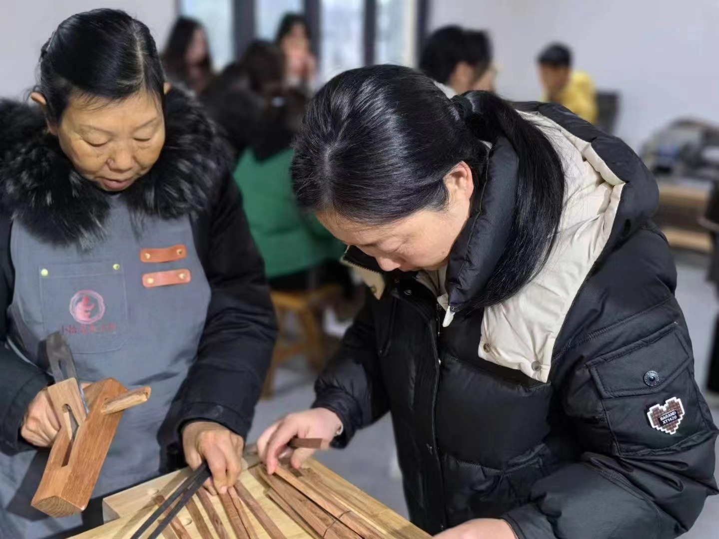 第二期木雕培训现场花絮来啦